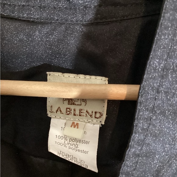 LA Blend Jacket Quilted Goth Vintage Women’s Medium - Picture 3 of 5